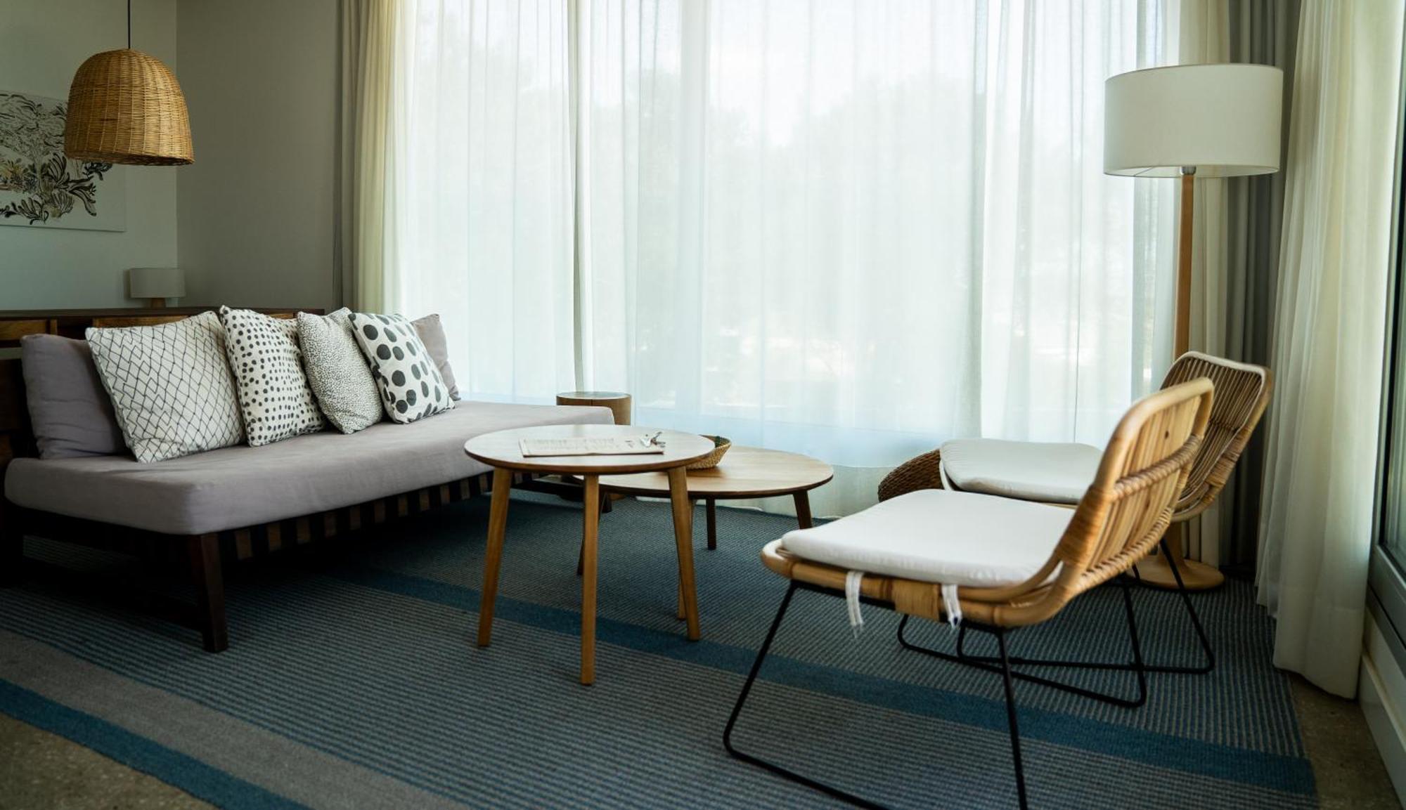 Casagrande Hotel & Beach Club José Ignacio Extérieur photo A living room at the hotel